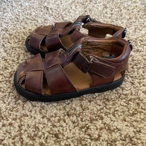 Brown Stride rite size 7 toddler sandals